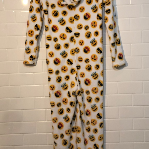 Women’s Emoji One Piece Pajamas - Picture 2 of 4